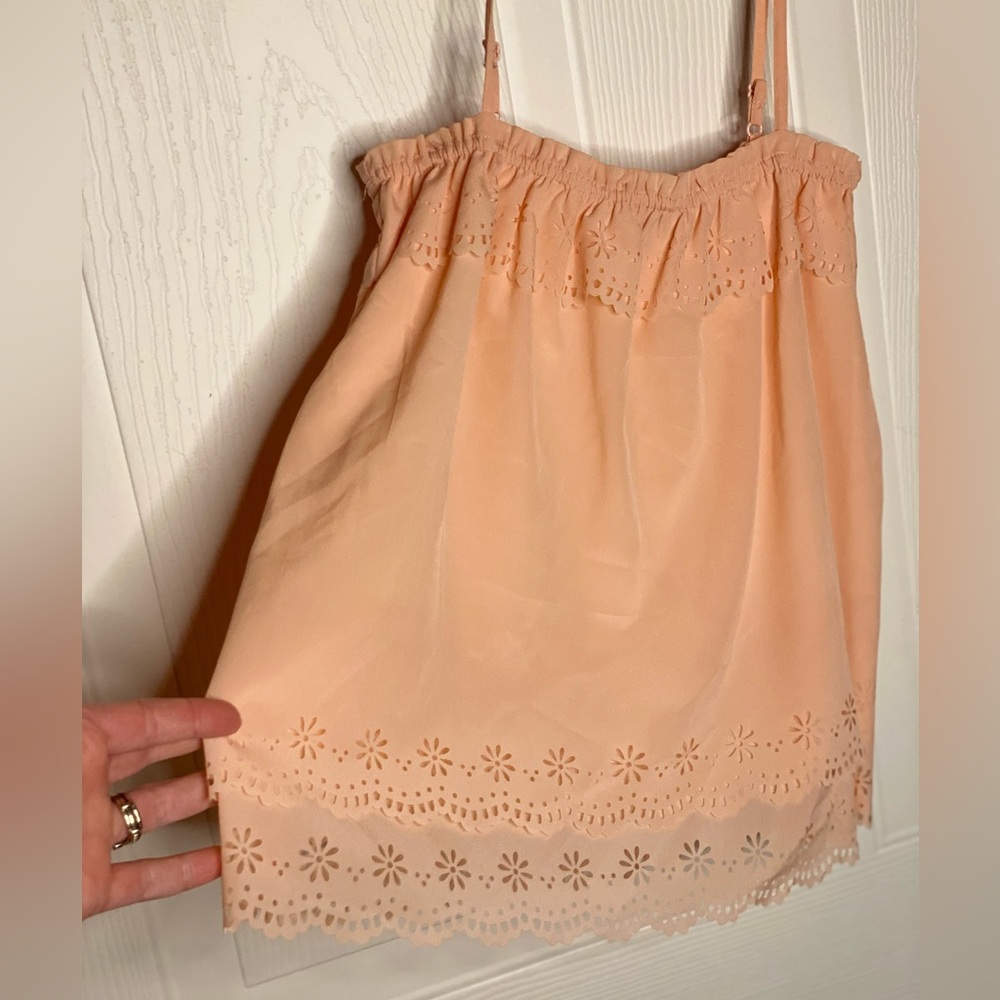 Girls 6-7 Gap Kids Peach top with adjustable shoulder straps